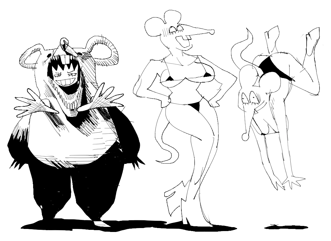 NEW YEARS doodles! not exactly 2020 yet but WOOOOO!!!
year of da rat 