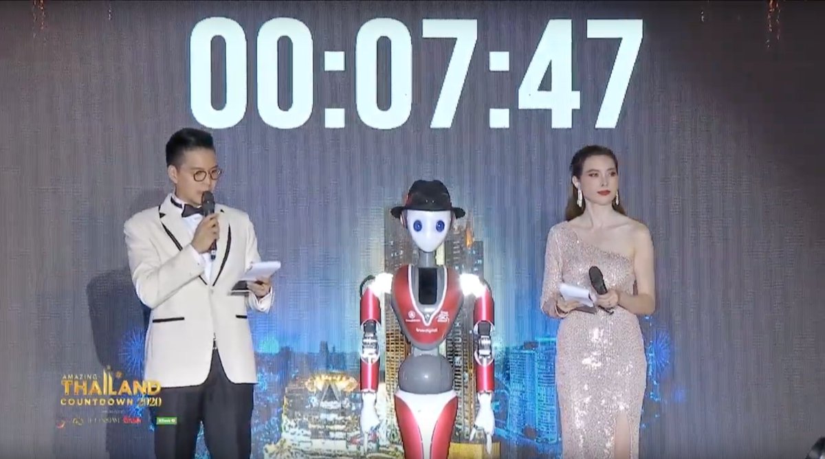 Sawatdee Krap and Happy New Year from Bangkok, where our XR-1 Robot helped ring in 2020 on Thailand's Countdown 2020 in collaboration with <a href="/True_Thailand/">True Corporation</a> #happynewyear #bangkok #countdown2020 #smarterrobot 
#thailand #countdown

youtube.com/watch?v=dZn1Xw…