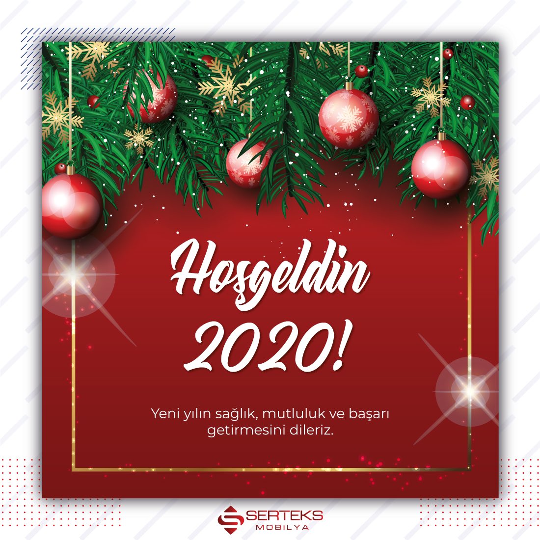 Sevdiklerinizle geçireceğiniz mutlu bir yıl olması dileğiyle.
.
#SerteksMobilya #2020Yeniyıl