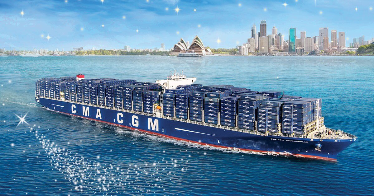 MBMLogInMotion's tweet image. Season greetings from Oceania! @cmacgm
