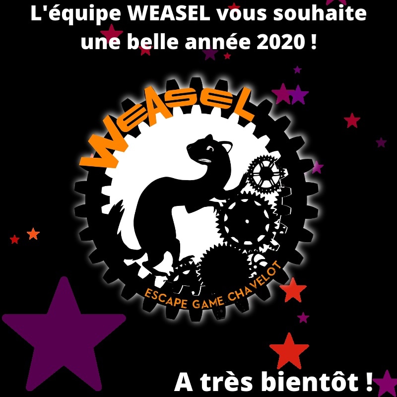 Weasel_Escape's tweet photo. Meilleurs voeux à tous 🥳 https://t.co/iH8fQuJuP2