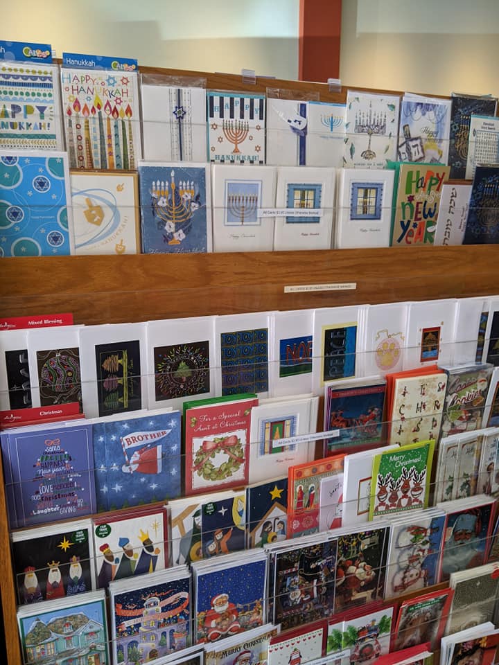 avidreaderdavis's tweet photo. The Avid Reader Active would like to share with you that all Christmas and Hanukkah cards are on sale, both single and boxed, Now 50% off! https://t.co/YyL4Iq1lPE