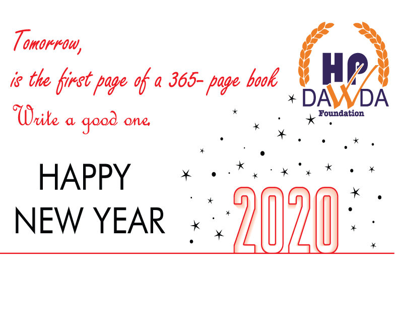 Tomorrow is the first blank page of a 365-page book. Write a good one