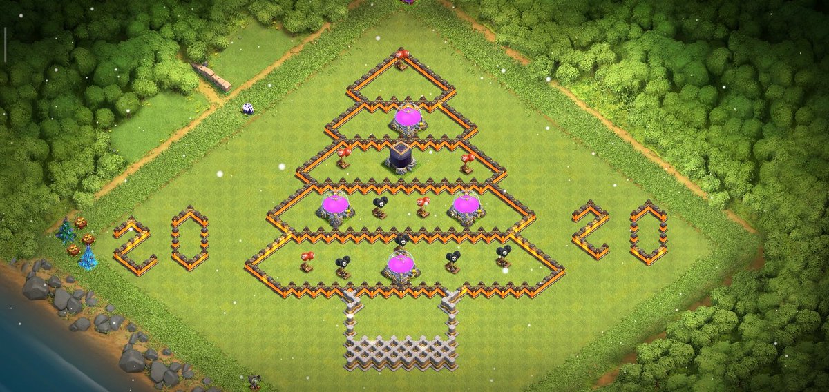halfe_s's tweet photo. I congratulate all with coming and already come New Year! I wish you great victories, a lot of gems, and always take 3 stars. 2️⃣0️⃣2️⃣0️⃣

#ClashofClans 
#ClashRoyale 
#clash https://t.co/xPVYxknTJ7