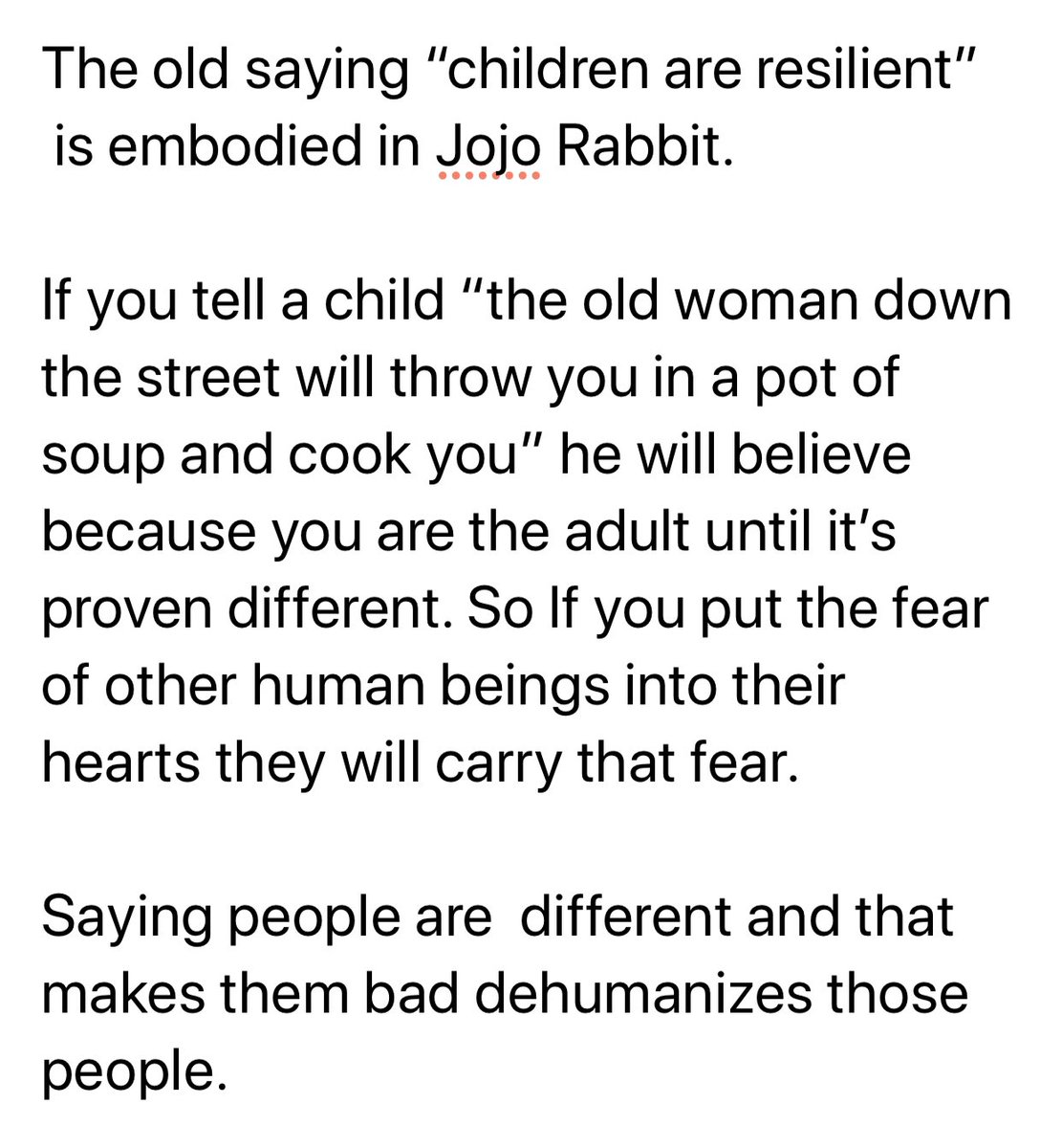olanart's tweet photo. @TaikaWaititi @pattonoswalt Are you listening because this is the era of children leading the way while adults deny and dismiss the truth around them.  Read my review which isn’t published lol -  but I want to share with you Taika Waititi #prolific #eraofourchildren https://t.co/0xtavgsEpb
