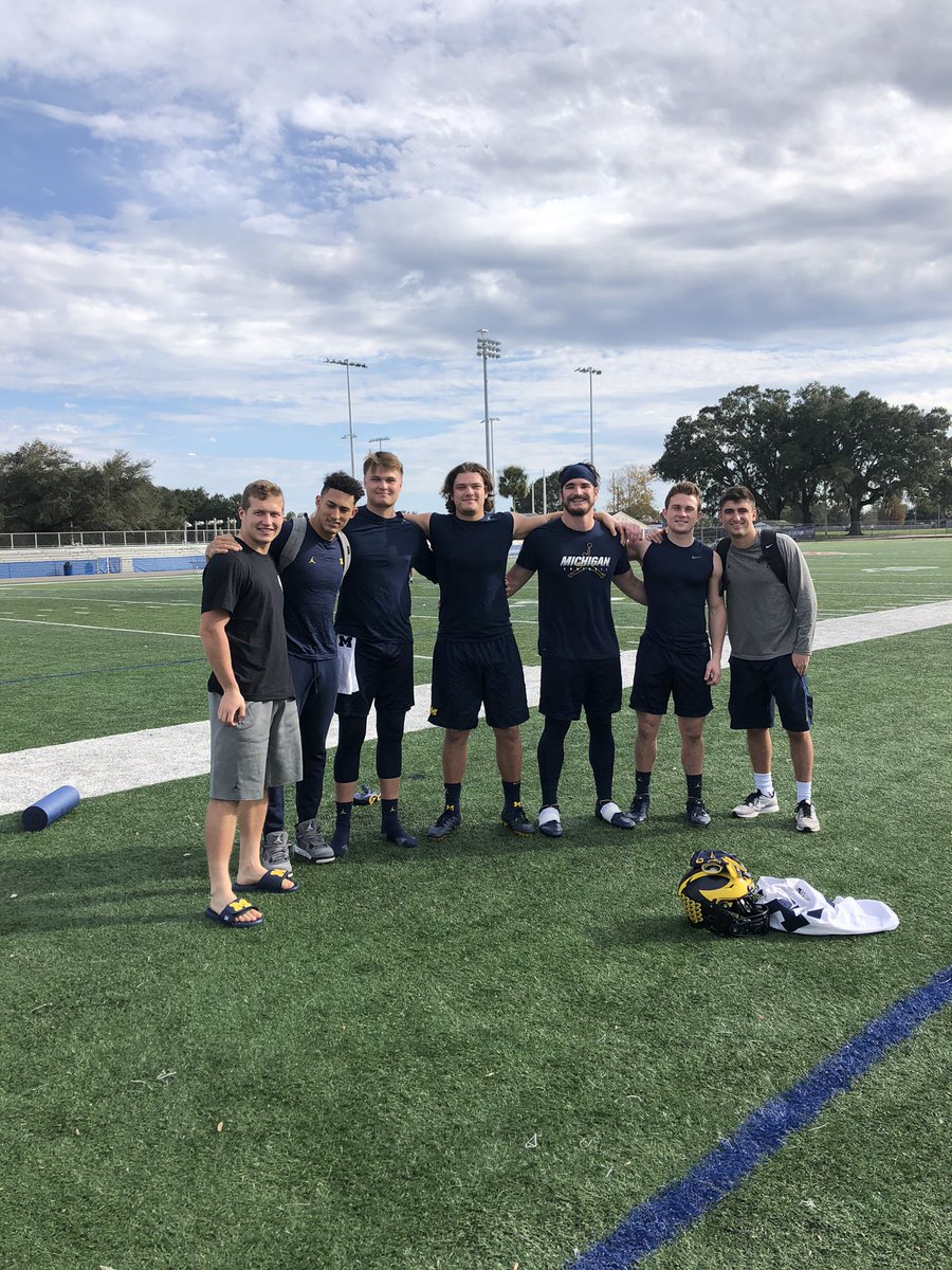 Best scout receivers I could’ve asked for. Thanks for a great season fellas. Left Side, Best Side #GoBlue