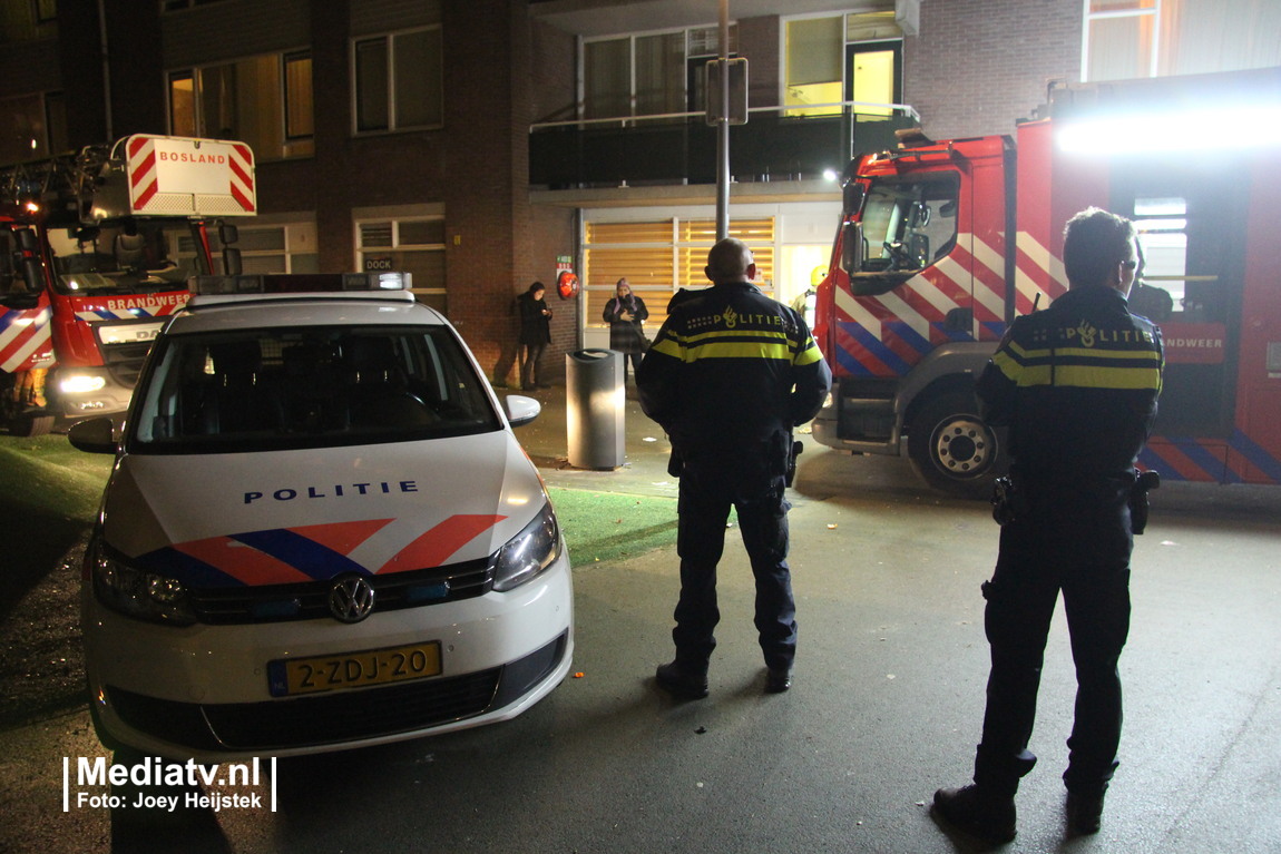 Melding brandweer Ommoordsestraat Rotterdam