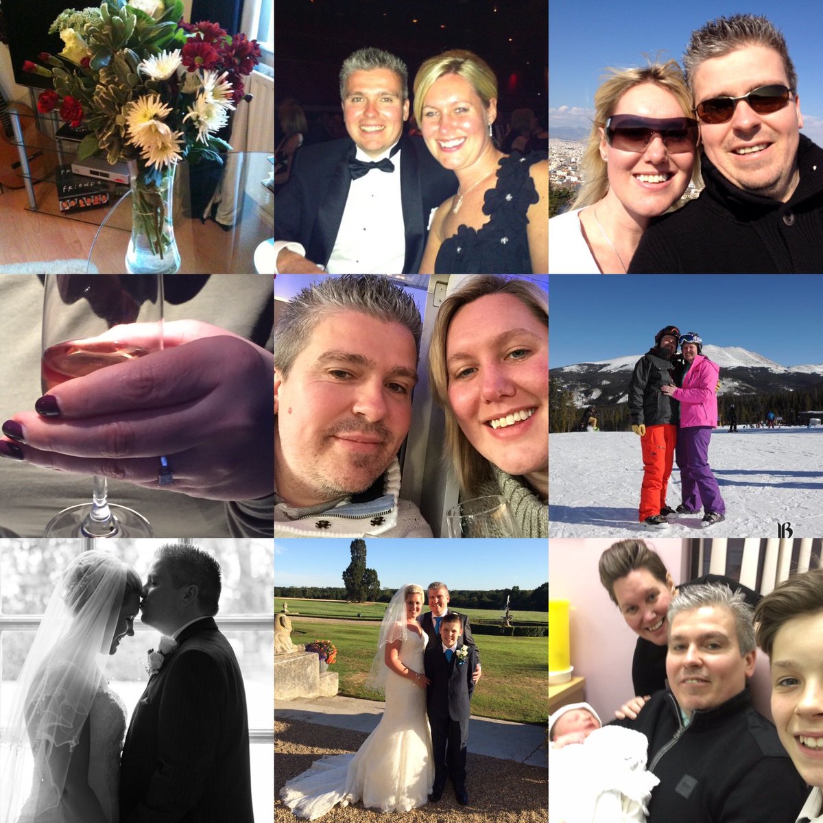 joannaebell's tweet photo. Wow..... what a decade! Met the man of my dreams, magical first date lots of travel! Shock proposal at 38,000 feet on our first class flight! Wedding of our dreams with Oli walking me down the aisle! Followed by Miss Tabitha Bell’s arrival! What an amazing 10 years! Xxx 🥰💍✈️👨‍👩‍👧‍👦 https://t.co/wDG0O7MHZw