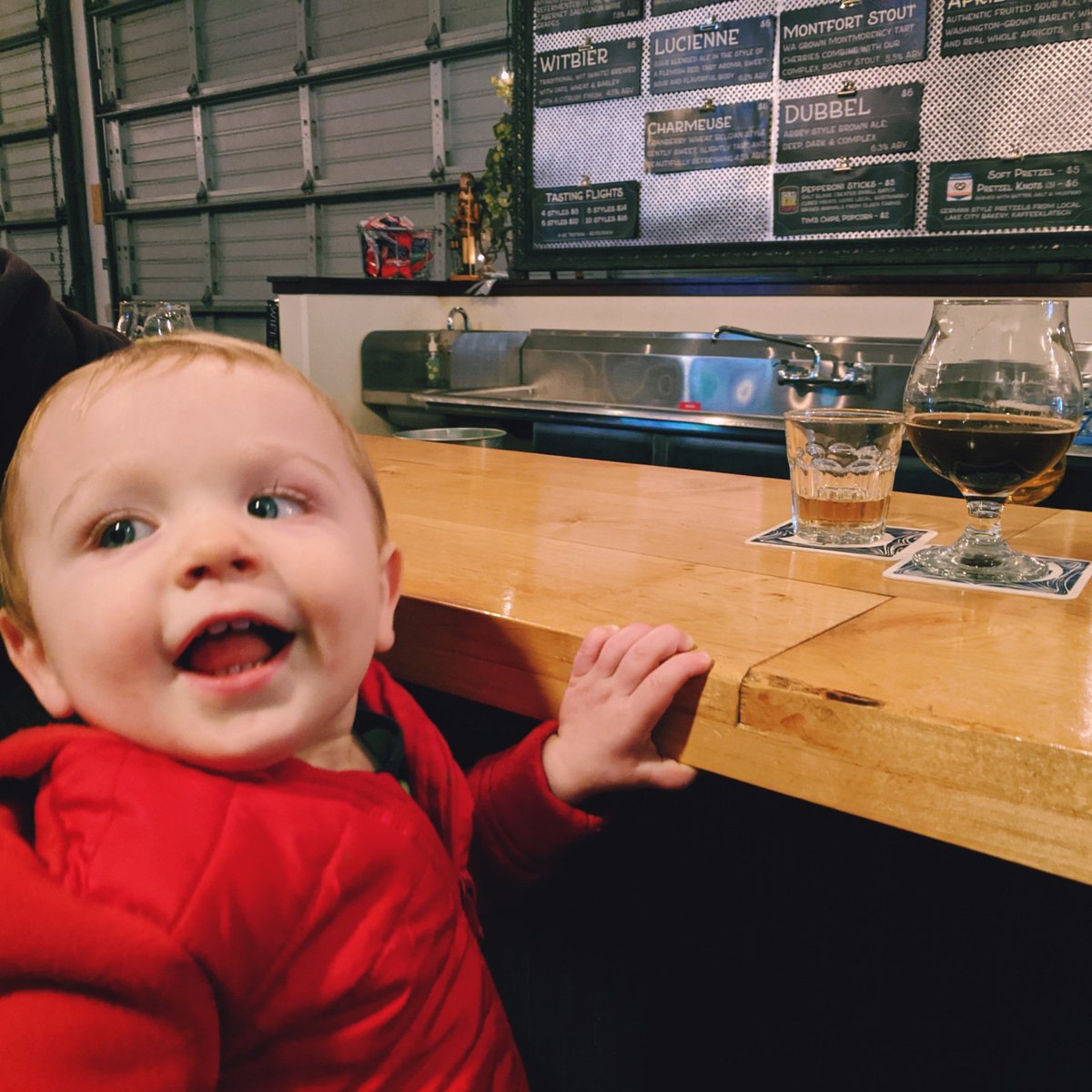 Big smiles for Belgian styles at @LanternBrewing!
Neighborhood: #greenwood
#colinslist: ☑️
.
.
#parentwin #parentlife #mommyproblems #dadliferules #parentingdoneright #seattlemom #seattledad #pnwfamily #momlife #dailyparenting #documentyourdays #simplychildren #cutebaby