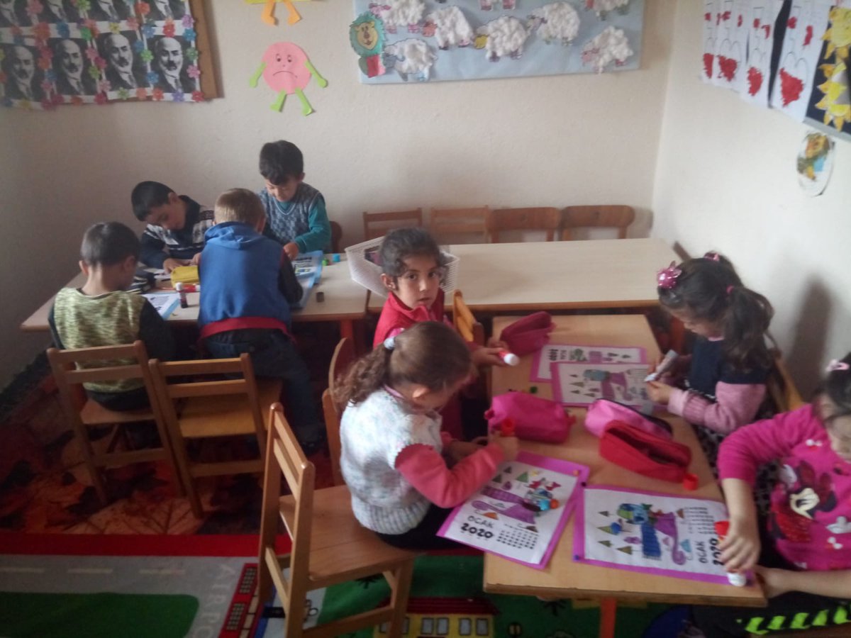 Anasınıfı öğrencilerimizin takvim etkinlikleri