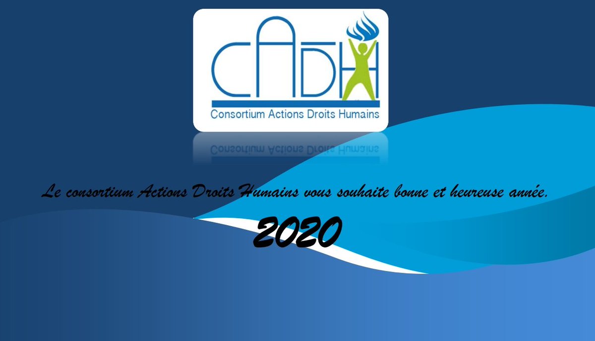 CADHMali's tweet photo. Le Consortium Actions des Droits Humains vous souhaite bonne et heureuse année #2020
@CADHMali https://t.co/LKwrCcdoM7