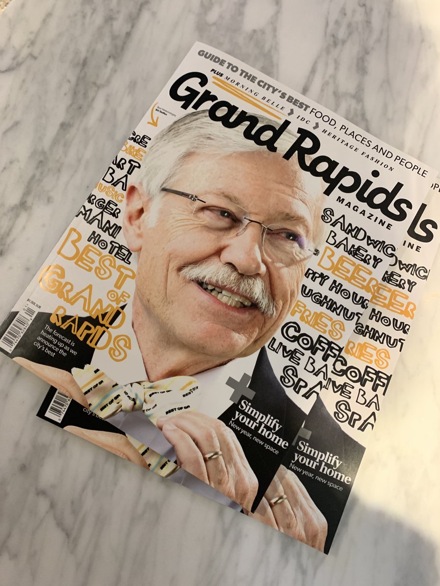 _HeatherWalker's tweet photo. Congrats to ⁦@bsteffen⁩ on the cover of ⁦@grmagazine⁩! We are glad that everyone else agrees Bill is the best!!! Honored to work with him. #GrandRapids https://t.co/4TIxZAWJj7