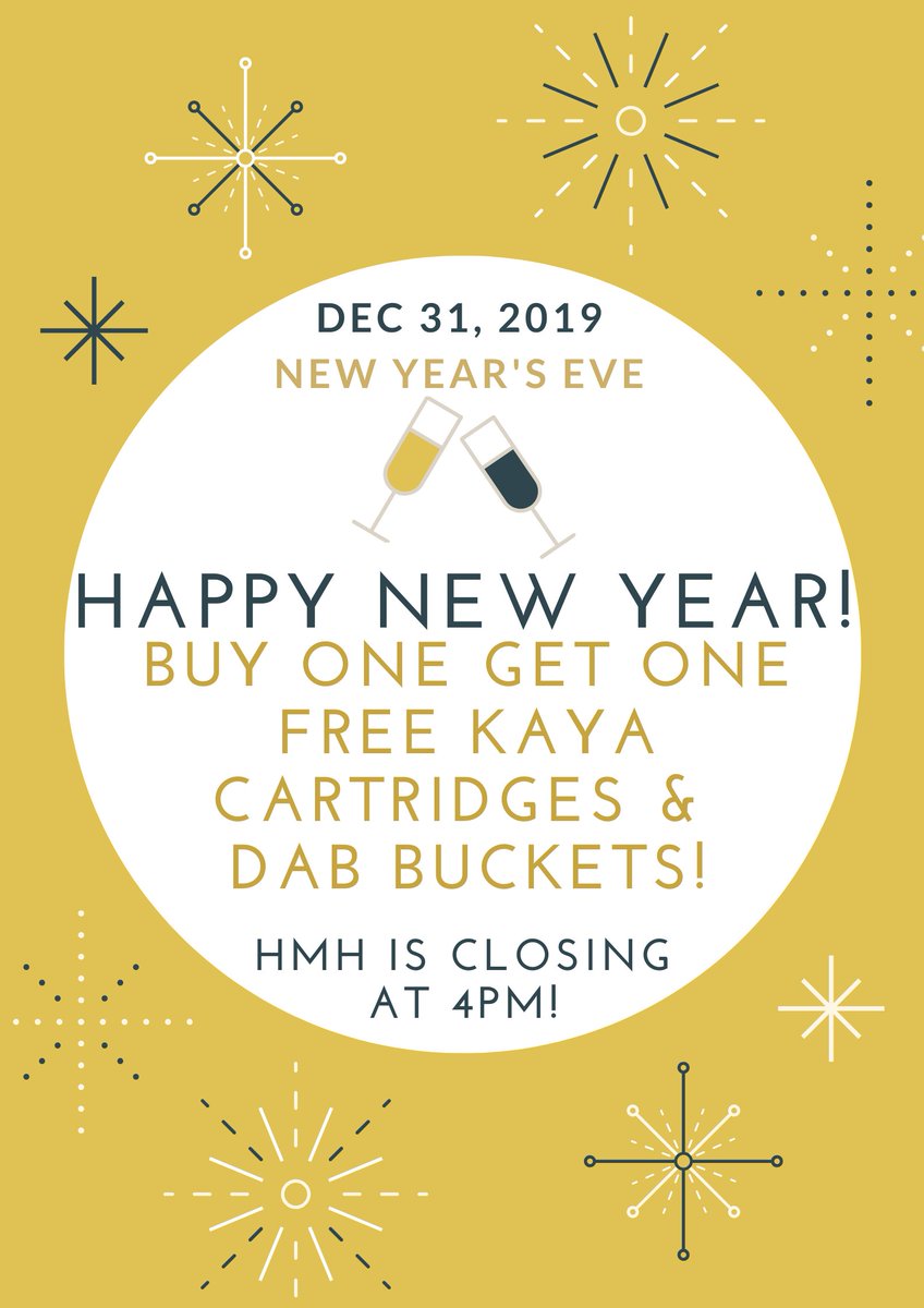 Happy #NYE from Everyone at <a href="/HMH_AZ/">High Mountain Cannabis</a> &amp; <a href="/kaya_infusions/">KAYA Infusions</a> We Look Forward to the New Year in #AZCannabis #AZMMJ #Community #CannaFam