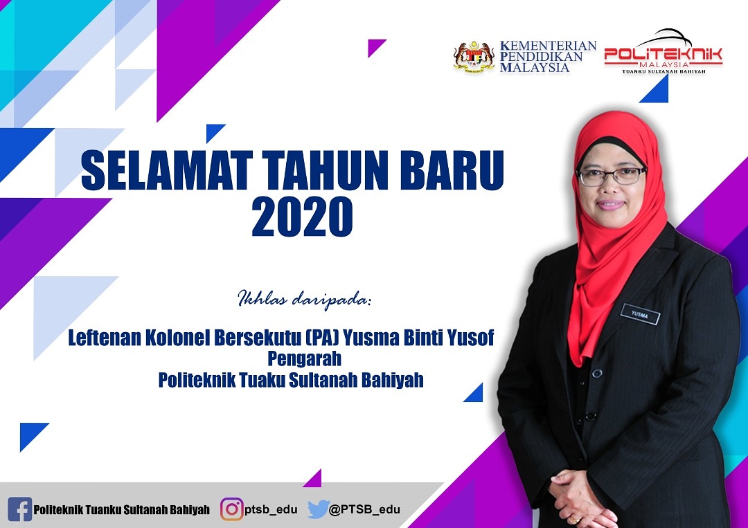 PTSB_edu's tweet photo. Selamat menyambut tahun baharu 2020!!!
.
.
Semoga tahun ini memberi lebih keberkatan & melakar lebih kejayaan..apa azam korang utk 2020 ni?..
#happynewyear #welcome2020 #makingPTSBgreat https://t.co/DZiNUqP7j0