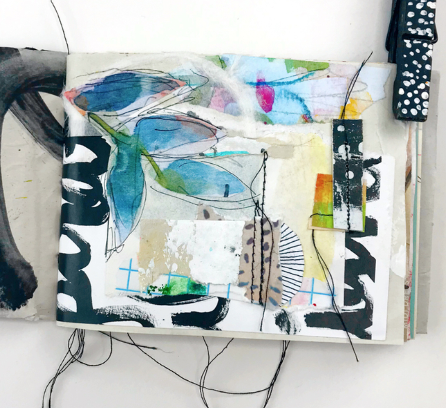 robenmarie's tweet photo. Grab your journal, art supplies and join me for another watch the process video. This one was a breeze, using bits and pieces in my stash. #robenmarie #salvagedjournalworkshop #mixedmediaart #collageart #artjournaling https://t.co/RlZ2Jr9uSm https://t.co/3Fmgmu3uU2
