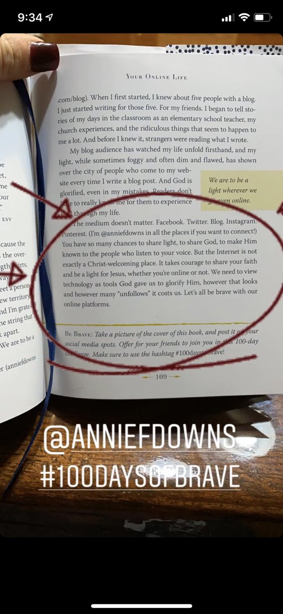 Britt_Jill_'s tweet photo. Be Brave.
#100DaysOfBrave @anniefdowns https://t.co/iDxcYP2zAV