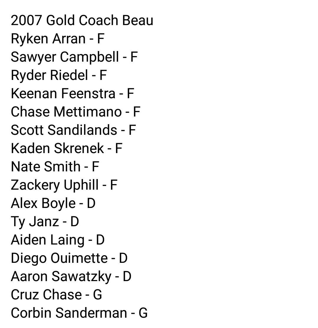 Airdrie_Stars's tweet photo. Team announcement! Welcome new and returning #StarsHockeyFamily members! https://t.co/29c7HAQlFz