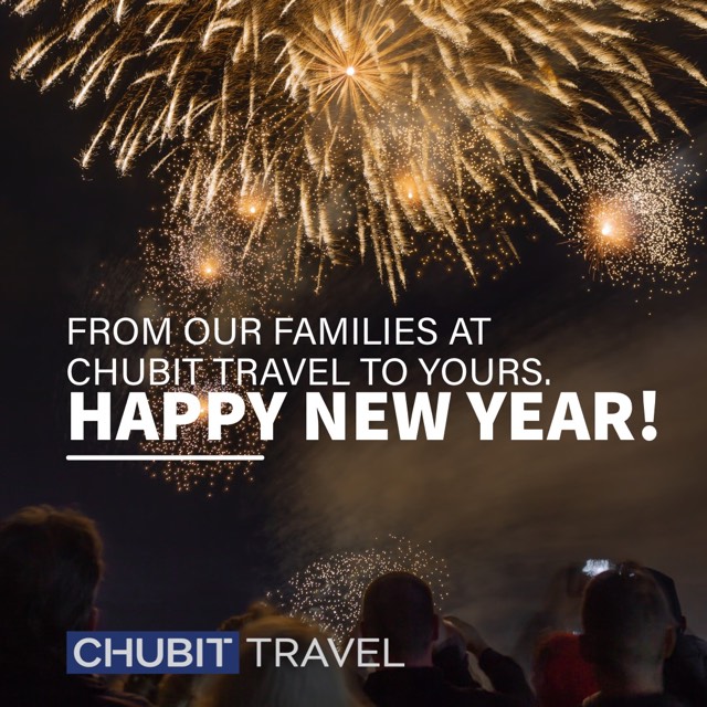 ChubitTravel's tweet photo. From our families at Chubit Travel to yours, have a safe and Happy New Year! We cannot wait to see where 2020 takes you! #DoYouEvenTravel https://t.co/4C56eDZImt