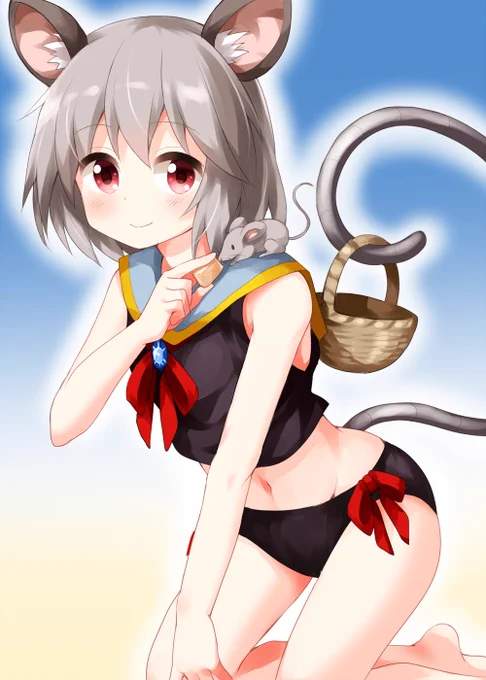 今までワンドロったナズーリン集 ①2018/1/18 ②2018/12/18 ③2019/7/25(水着絵) ④2019/11/11(デフォルメ絵) 