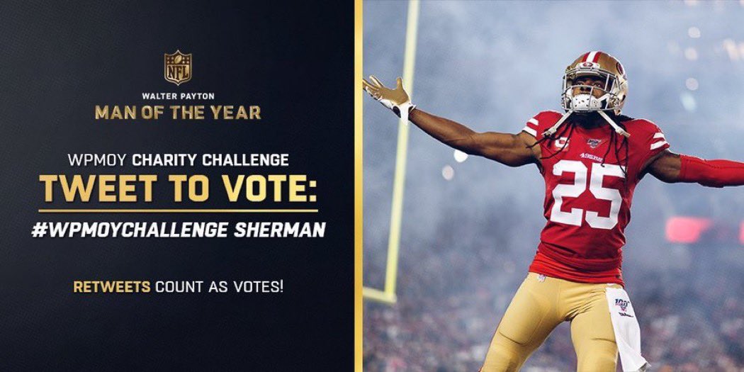 Let’s get another win this year with the #WPMOYChallenge Sherman