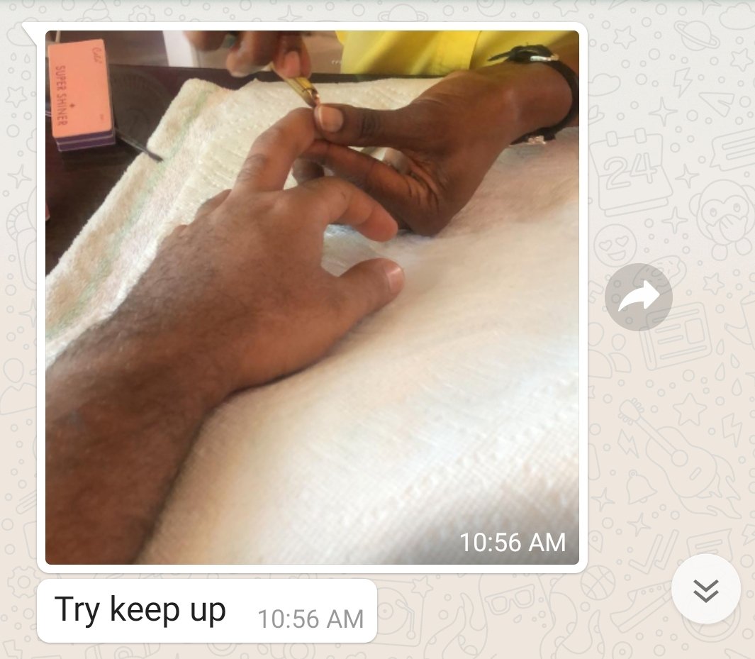 gillie_cee's tweet photo. A few days ago, a pal asked me why I wasn't interested in him (I'm just not) and I gave him a laundry list of options, including "I like men who take care of themselves".
I just got this and I. Am. SCREAMING. https://t.co/HJ9Qv3Wvtx