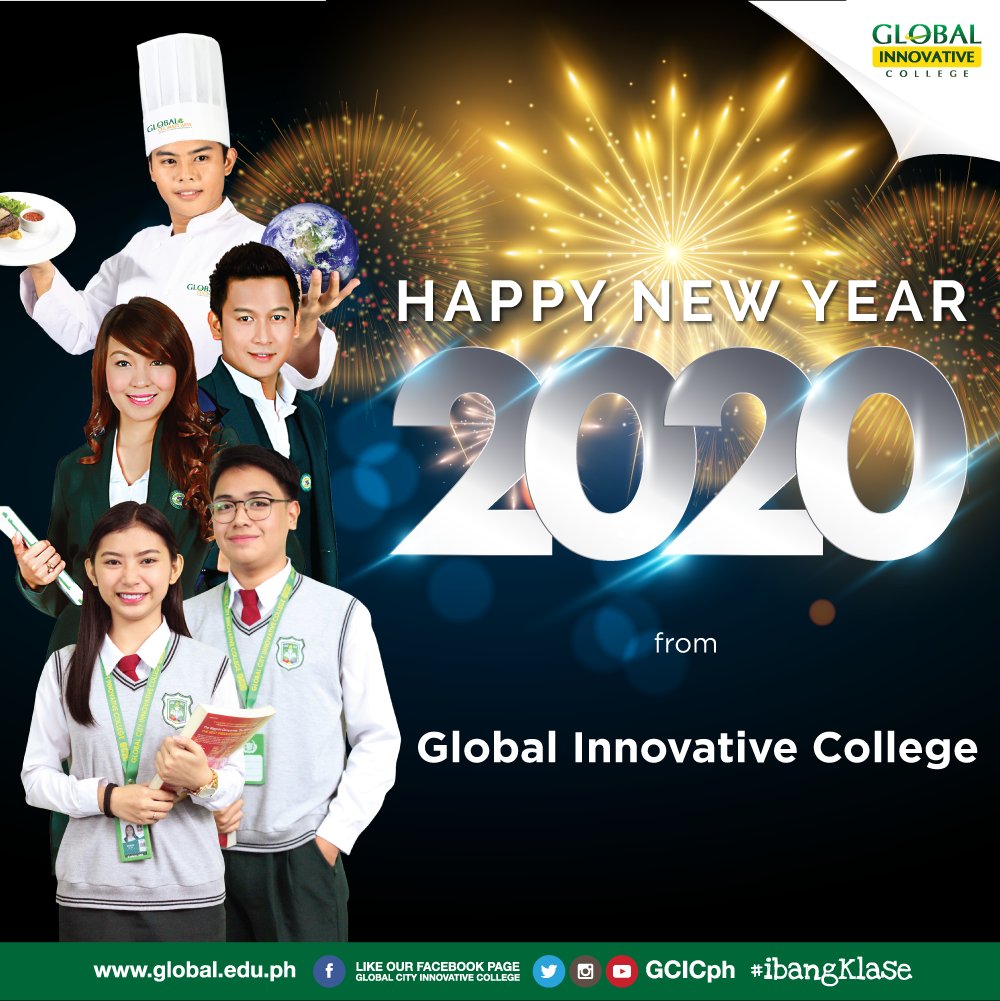 GCICph's tweet photo. Happy New Year everyone! May we all have a great 2020 that is truly #ibangKlase! 

#gic #gcic #ibangKlase

Visit our website:
https://t.co/gHFyNcjID7

#happynewyear #newyear https://t.co/Ts7Zl7leIq