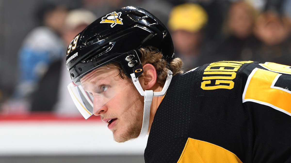 penguins's tweet photo. INJURY UPDATE: Jake Guentzel underwent successful shoulder surgery after a nasty collision with the boards last night. Guentzel is expected to miss four to six months.

Full details: https://t.co/7upFPt5cne https://t.co/wtqQBdmUtp