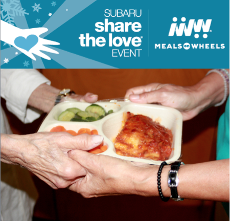 PasadenaMoW's tweet photo. The 2019 @subaru_usa Share the Love Event is underway! When you purchase or lease a new #Subaru by Jan 2, select #MealsOnWheels to receive a $250 donation. Since 2008, Share the Love has helped deliver more than 2.2 milliion  melas to seniors in need! #SharetheLove https://t.co/9g1Ng9R69m