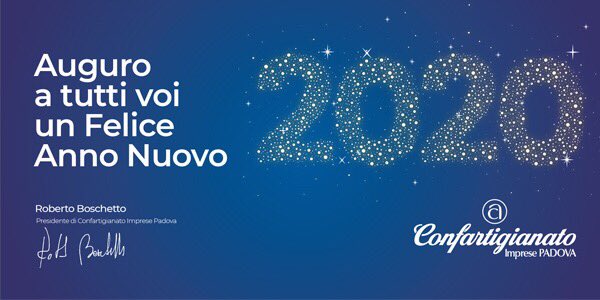 Buon #2020NewYear a tutti voi!