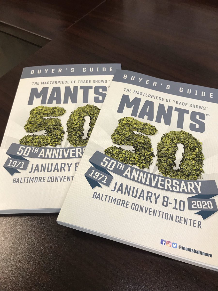MANTSBaltimore's tweet photo. #MANTS2020 buyer’s guides are here! Who is ready to grab one (or 5) at #MANTSBaltimore NEXT WEEK?! https://t.co/4l2XOBOYSA