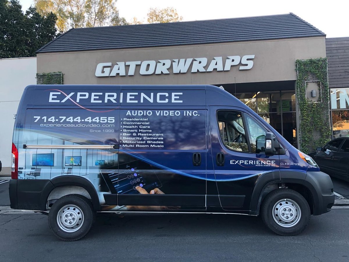 Another full wrap for Experience Audio and Video Inc. Don’t wait, get one today! 🐊👀 ##gatorwraps #vehiclewrap #vehiclewraps #3m #vinylwrap #graphics #design #ffellers #fellers -NG