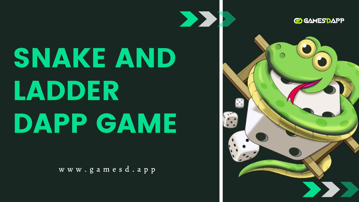 GamesDapp's tweet photo. Snake and Ladder is a famous game which has a strong past with everyone. In this technology world, this simple game builds with latest #blockchaintechnology which creates a great feast for crypto lovers. 
To know more : https://t.co/g9jhmzFPQQ
#gamesdapp #cryptogame #dappgame https://t.co/I8YYP2r5JY