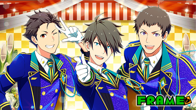 あけましておめでとうございます。私の担当アイドルユニット、FRAMEです。今年もよろしくお願いします。
 #SideM #正月2020 