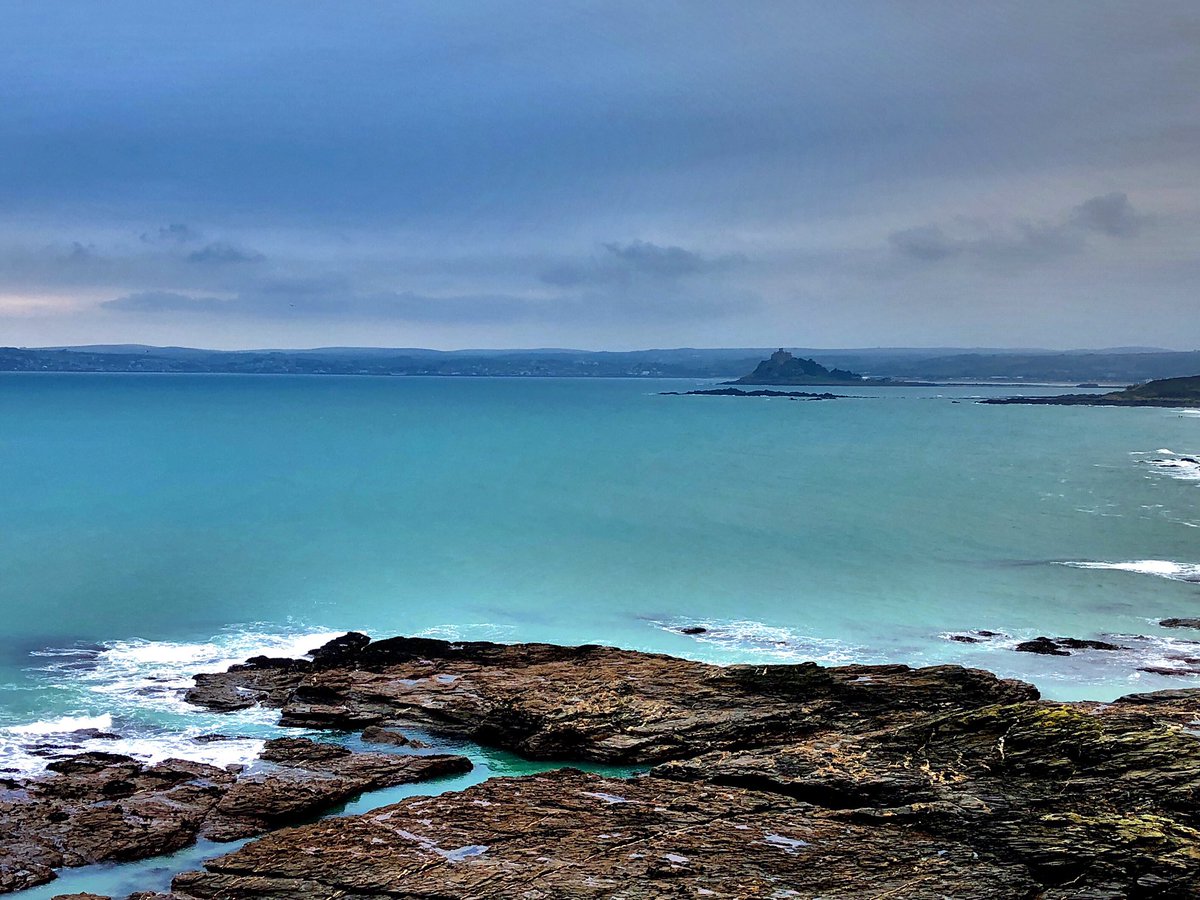 Winter’s Blues. #mountsbay #Cornwall #coast #NewYearsEve #bluesea
