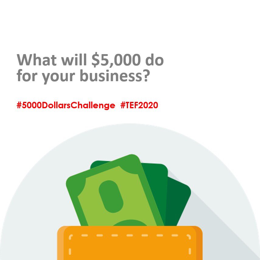 TonyElumeluFDN's tweet photo. Tell us, what will $5,000 do for your small business or your business idea? #TEF2019 #5000DollarsChallenge https://t.co/9YyPExvsIg