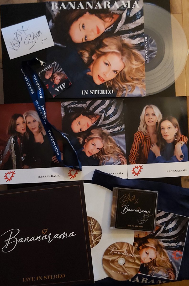 iantracy79's tweet photo. #NowPlaying the 2019 output of Bananarama, recalling my fave concert and LP of the year. #InStereo and #LiveInStereo are fantastic: seeing the ladies in Glasgow this year was amazing. Plus, I met some lovely people, and had a great laugh. Bring on #Bananarama2020 💞 #HappyNewYear https://t.co/vFAHBZV7OJ