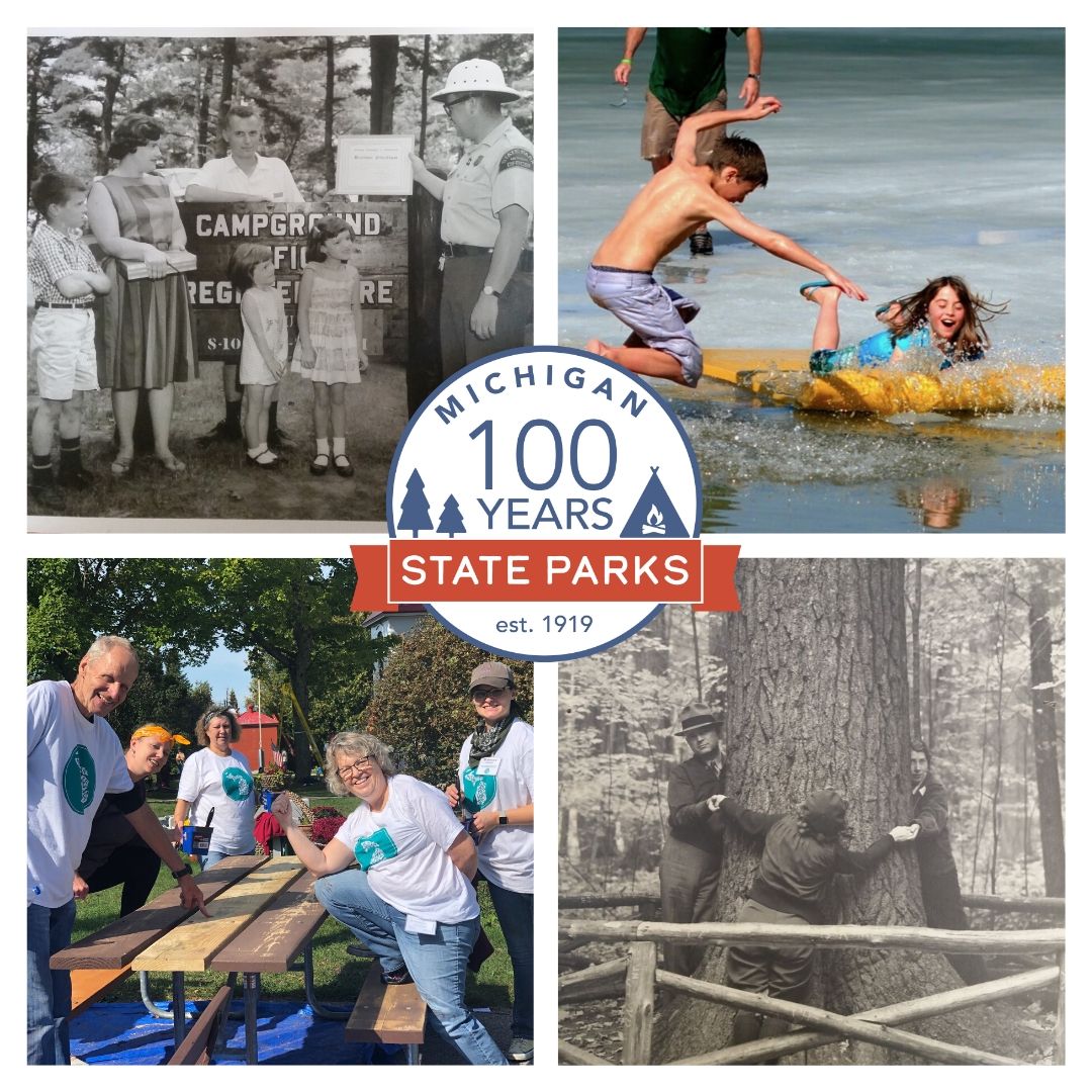 MiStateParks's tweet photo. 😊 Thank you so much for helping us celebrate our Centennial this year! We had so much fun and learned so much and we hope that you did, too! Best wishes for 2020 and beyond! See you outside! 🌳
#MiStateParks100 #MiStateParks #MiDNR #FindYourWild #ComeOutAndPlay https://t.co/njlKWOslm2