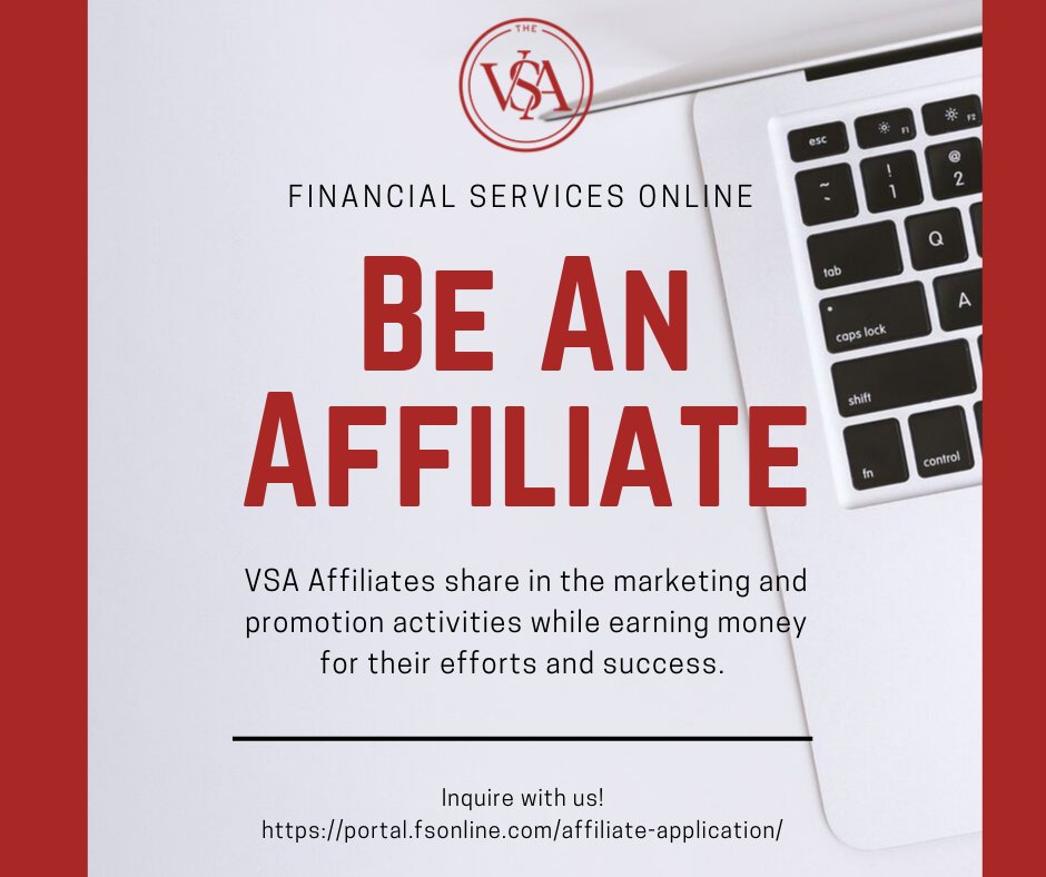 The VSA has a BRAND NEW Affiliate Program.  Get paid for referring a product you already use.  Inquire more today! okt.to/SfwBdx 
#thevsa #insurance #advisor #affiliate #money #financialadvisor #financialplanning