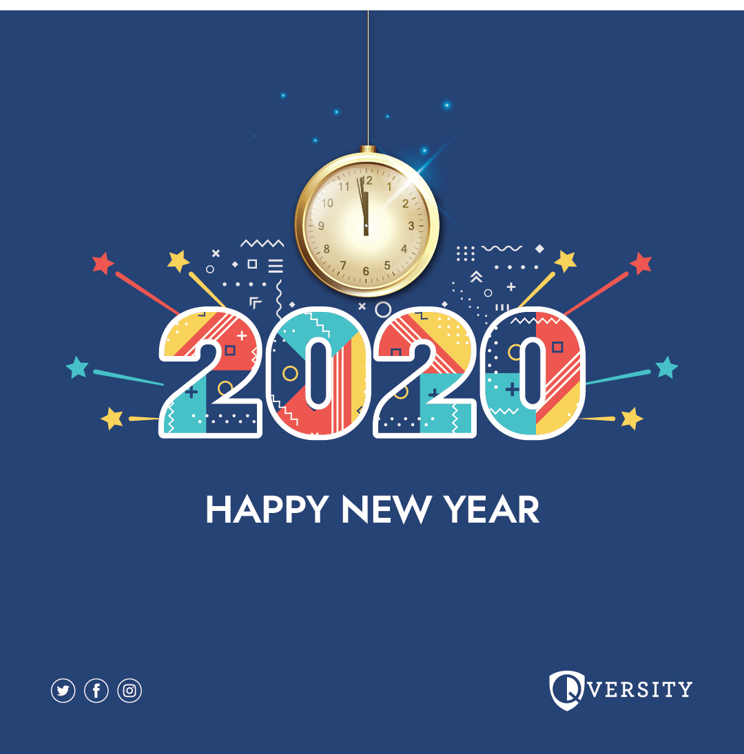 QVersity's tweet photo. As the new year is ahead and renews all the happiness and good old memories we had, hope the joyful spirit keeps glowing in our hearts forever!
Wishing you all a very "Happy and Prosperous New Year!” 
#happynewyear2020 #lovepositivity #newyearnewday #careerdairies #ownyourfuture https://t.co/2YzG7ay0Sj