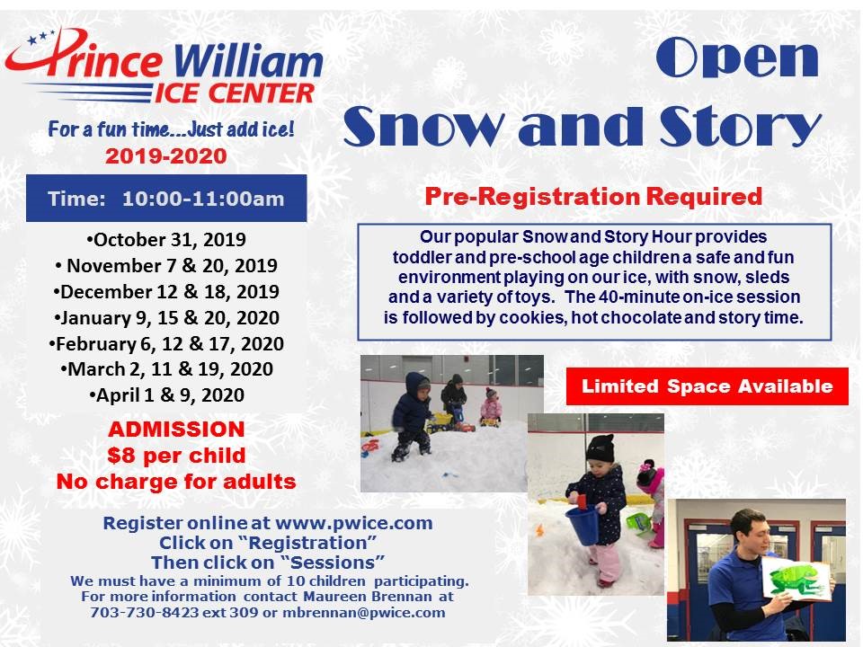 We have 2 Snow and Story sessions remaining this January! #PWICE