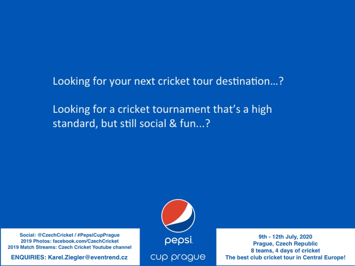 #Cricket #Prague #Crickettours