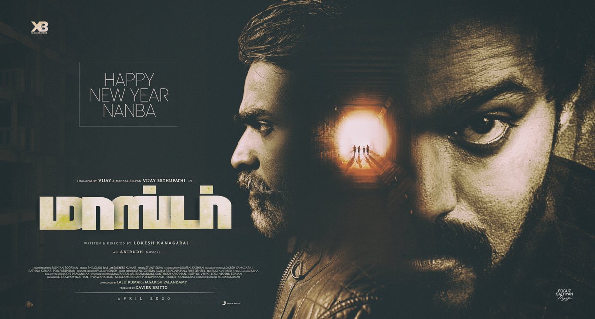 Here is #Vijay & #VijaySethupathi in #Master poster..!! @actorvijay @VijaySethuOffl @XBFilmCreators @Dir_Lokesh #Thalapathy64FirstLook #Thalapathy64FirstLook #Tamil #Typo #Fanmade #FocuzSathyan