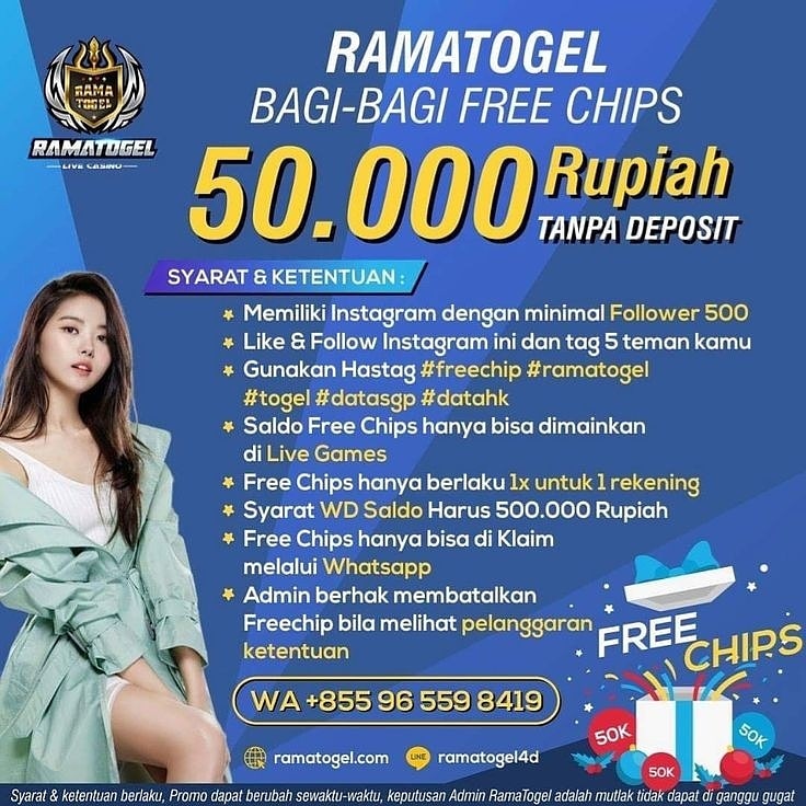 ReyzaZeni's tweet photo. Ramatogel adalah togel online terpercaya
-minimal deposit 10.000 
-Bonus deposit new member 10%
-Bonus deposit harian 5%
-bonus cashback togel 1%
link alternatif : ramatogel .com
whats app : +62 877-7929-5737
#togel #togelonline
#ramatogel #togelhk #promotogel https://t.co/vPwz3NrztQ