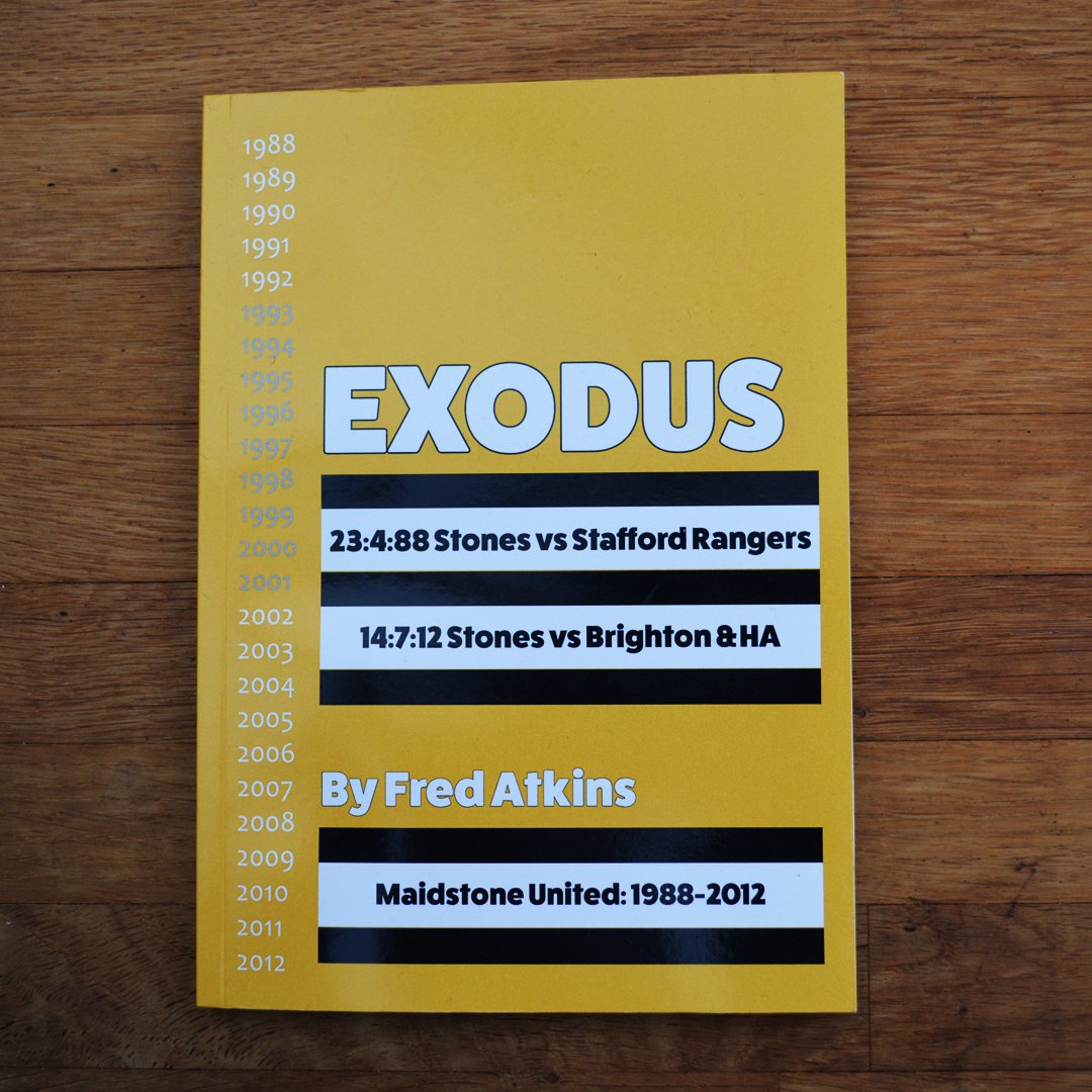 FredAtkins1973's tweet photo. A decade of *work*. Thanks to @WhiteOwlBooks @SSMAgents @MontyPanesar @maidstoneunited and anyone who bought any of them. https://t.co/qiZhmpYbW2
