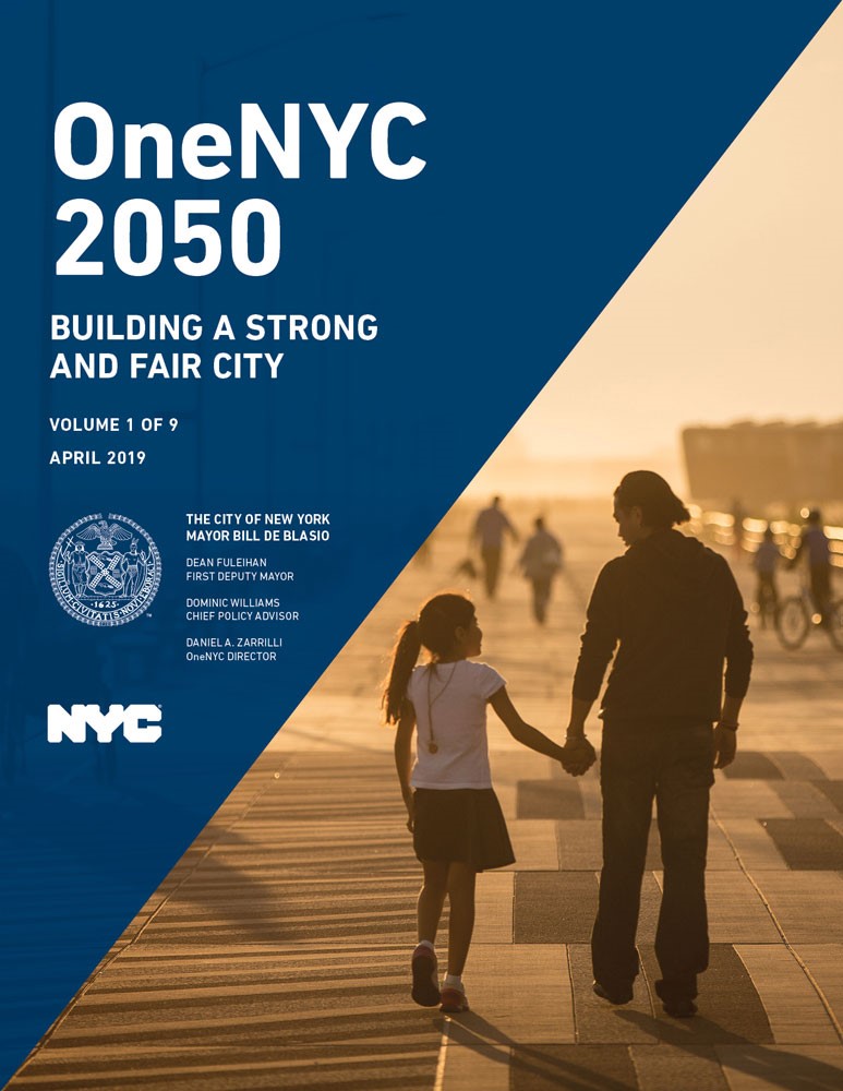 NYClimate's tweet photo. OneNYC 2050 also outlines how we’re committing to carbon neutrality by 2050 +100% clean electricity while holding #BigOil accountable. #2019ClimateRecap https://t.co/3Q7PcmXkI4