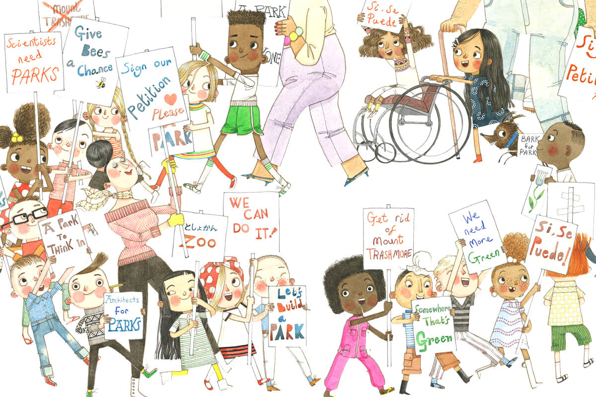 abramskids's tweet photo. How will you help make a difference in your community in 2020? No person is too young to be bold, just ask Sofia! #VoteforSofia #TheQuestioneers
📸: SOFIA VALDEZ, FUTURE PREZ by @andreabeaty, illustrated by David Roberts https://t.co/dgE5JGaZ4D https://t.co/epbwyvFubl