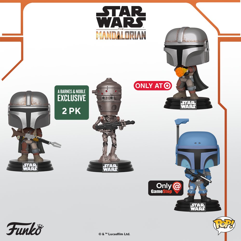 THE MANDALORIAN: Funko Unveils Next Wave of POP! Vinyl Figures From Disney's STAR WARS Spinoff