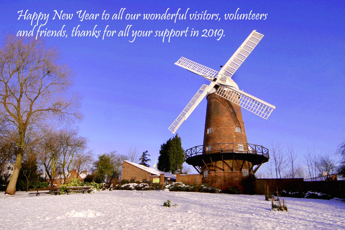 Happy New Year to all our wonderful visitors, volunteers and friends, thanks for all your support in 2019 🎉 We reopen on 2nd Jan for another year of education, baking and windmilling! Have a great 2020 folks!👍 #notts #nottingham #nye #nye2020 #newyearseve #newyear #newyears