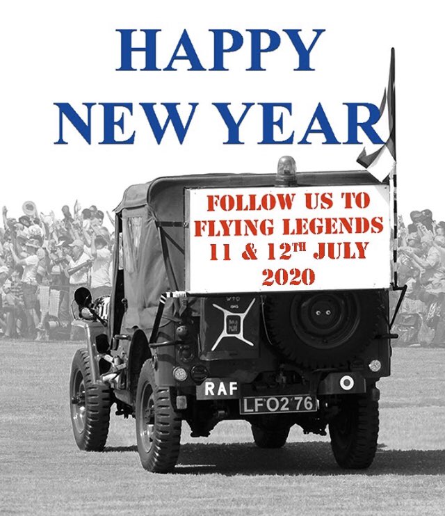 Flying_Legends's tweet photo. Wishing you all a Happy New Year.
The Flying Legends Airshow IWM Duxford
11 - 12th July 2020.
https://t.co/34aSoBZOoD

#Flying_Legends #TheFighterCollection #I_W_M #IWMDuxford #Warbirds #Airshow https://t.co/4olhOLRdY9