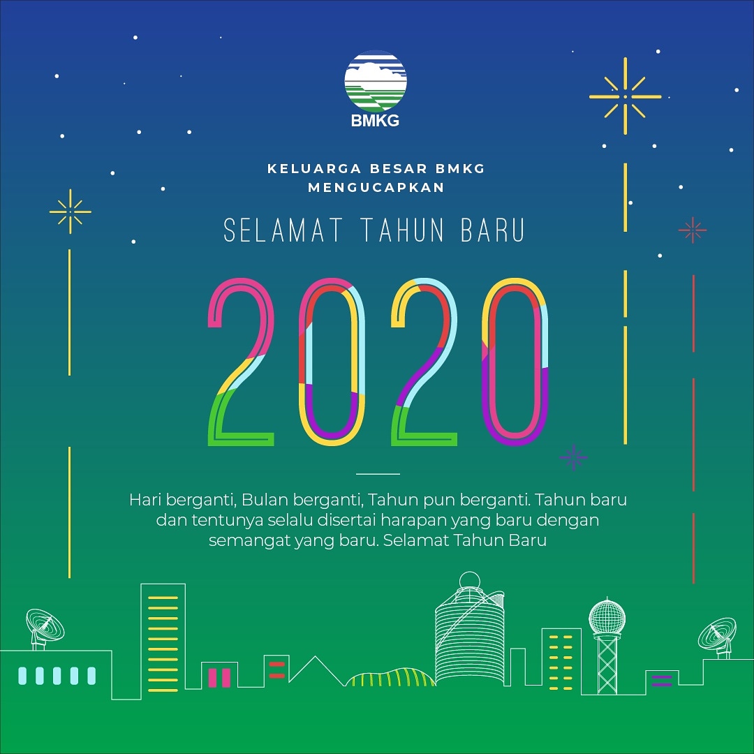 infoBMKG's tweet photo. Cuma Mau Bilang Selamat Tahun Baru

Tahun boleh berganti tapi kamu tetap di hati..
 #happynewyear2020 #tahunbaru2020 #infobmkg #BMKG https://t.co/FikgxwDENO
